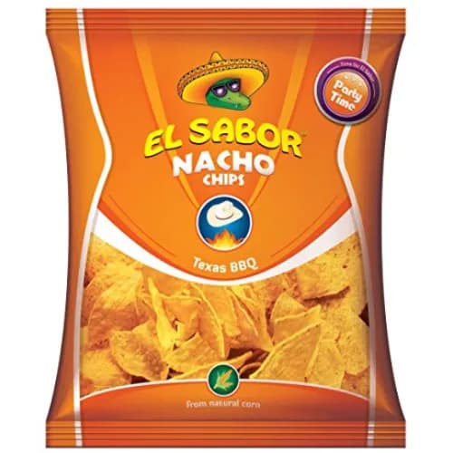 El Sabor Nacho Chips Texas BBQ 225g