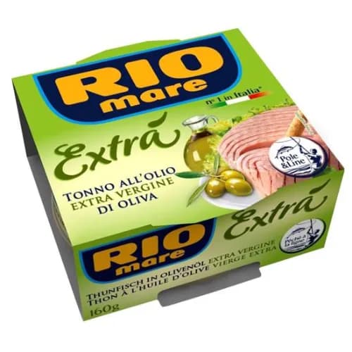 Rio Mare Extra Light Meat Tuna In Extra Virgin Olive Oil 160g