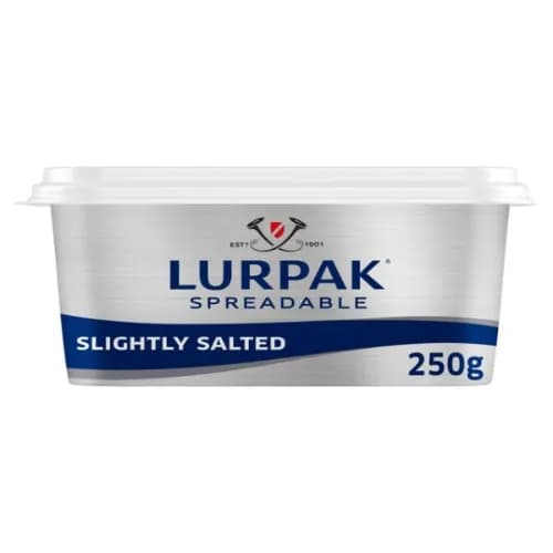 Lurpak Spreadable Salted Butter 250G