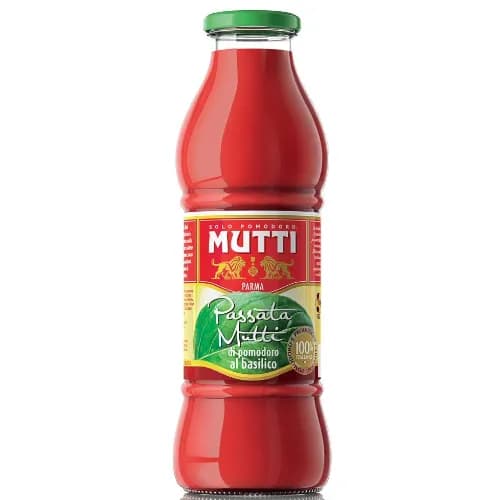 Mutti Parma Passata Di Pomodoro Al Basilico 700g