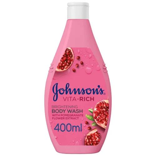 Johnson's Vita Rich Brightening Pomegranate Body Wash 400ml