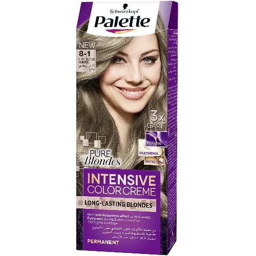 Schwarzkopf 𝗟𝗶𝗴𝗵𝘁 𝗕𝗹𝗼𝗻𝗱𝗲 𝟴-𝟭 Palette Permanent Color Kit