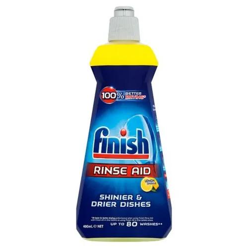 Finish Rinse Aid Dishwasher Liquid Lemon Sparkle 400Ml