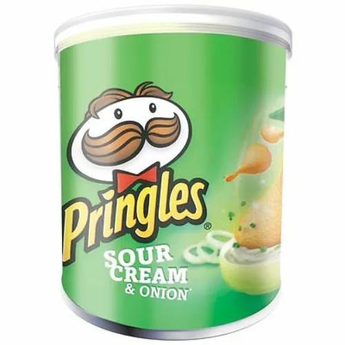 Pringles Sour Cream & Onion Chips - Vegetarian 40G