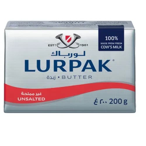 Lurpak Unsalted Butter 200G