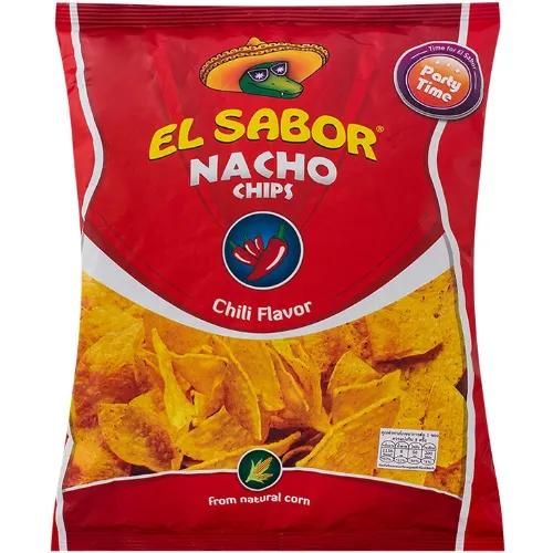 El Sabor Nacho Chips Chili 225g