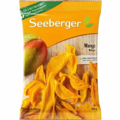 Seeberger - Mango Stripes, Dried 100g