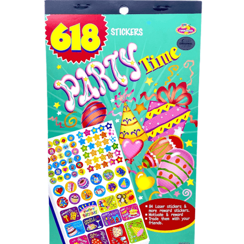 Book Of 618 Stickers Party Time - 6197