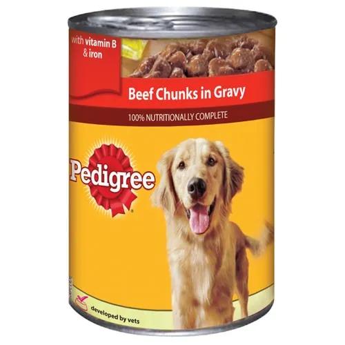 Pedigree Chum Beef Chunks 400g