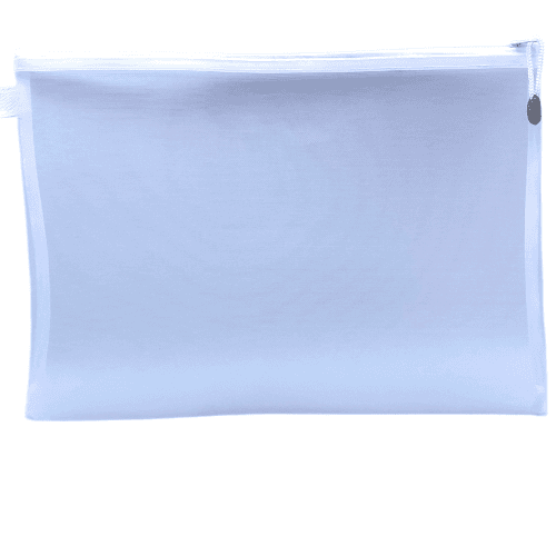 zip file bag net white 3754