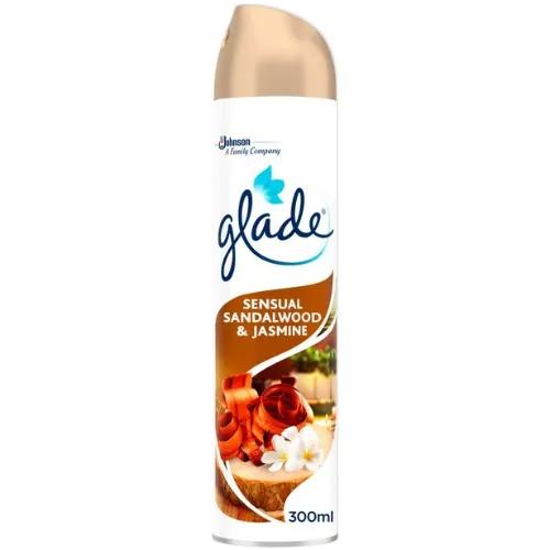 Glade Sandal Wood & Jasmine  Aerosol Air Freshener 300ml