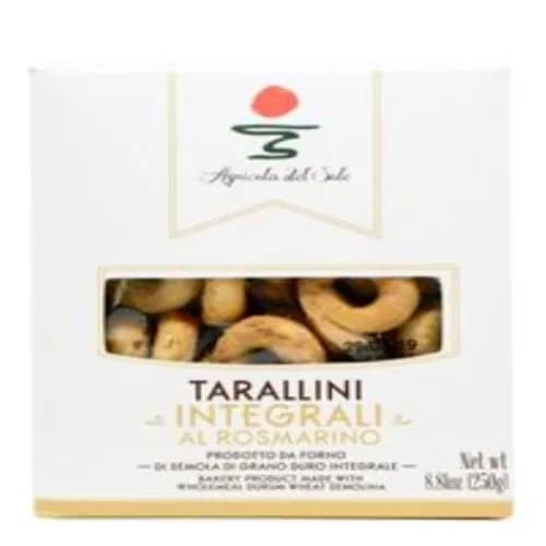 Agricola Del Sole Whole Wheat Taralli Crackers 250G