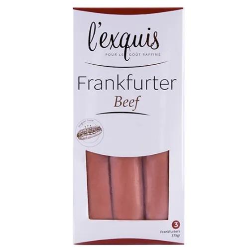 Lexquis Hotdog Frankfurter Beef 375g