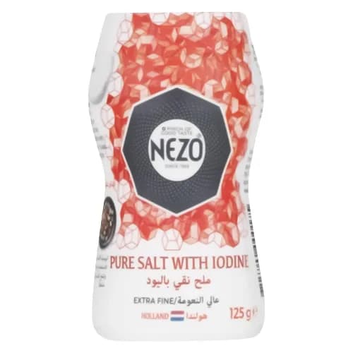 Nezo Table Salt Iodized Extra Fine 125G