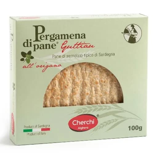 Cherchi Oregano Pergamena Di Pane Crispbread 100G