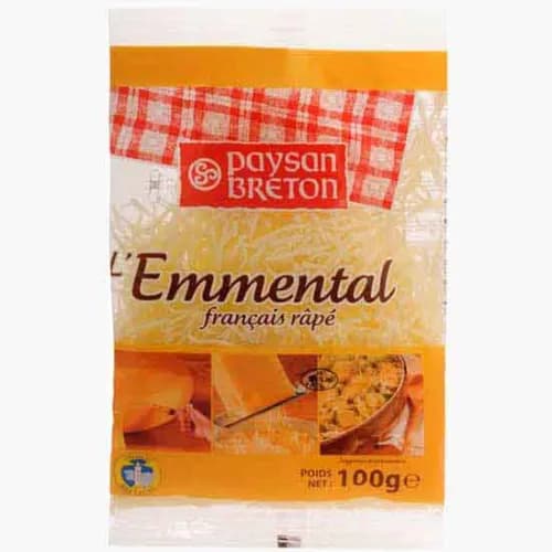 Emmental Shredded 100G