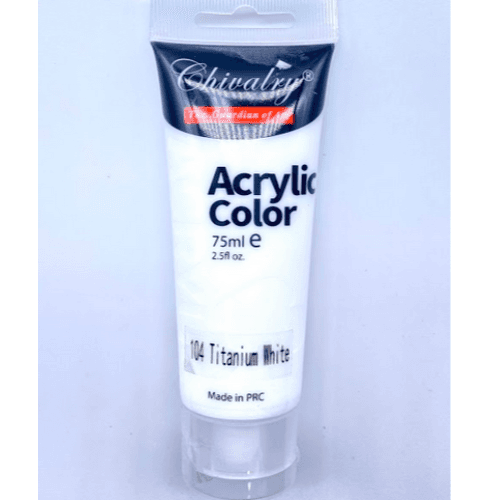 Acrylic Paint White 75ml - 1665