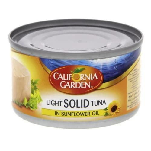 California Garden Light Solid Tuna In Sunflower Oil 100g