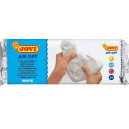 Jovi Air Dry Modeling Clay, Non-staining, Perfect For Arts And Crafts Projects, White 1000g -code 80