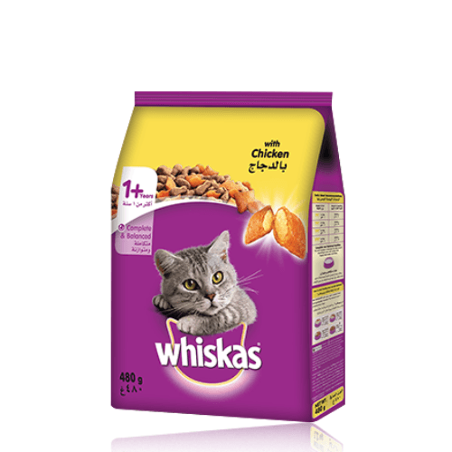 كيس دجاج ويسكاس 480 جم (Cat Food)