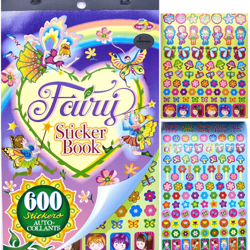 Fairy Stickers Book 600 Stickers - 6186