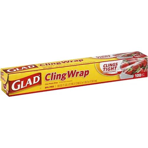 Glad Cling Wrap 100 Sq Ft.