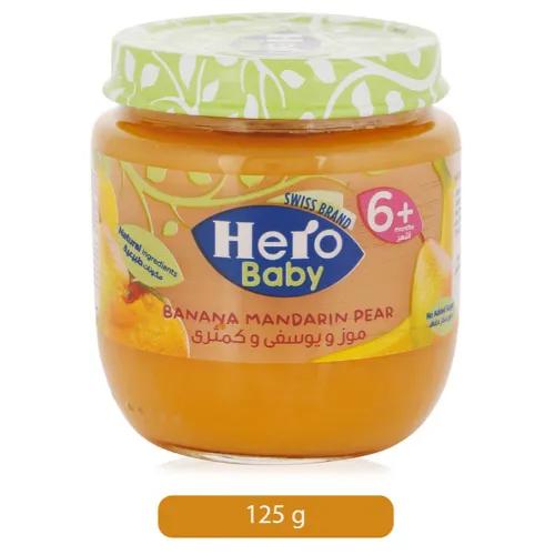 Hero Baby Food Banana Mandarin Pear 125g