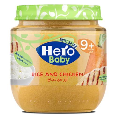 Hero Baby Food Rice & Chicken 130G