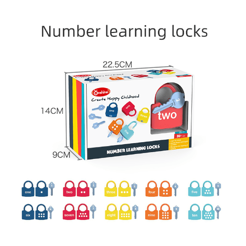 Numbers Learning Locks