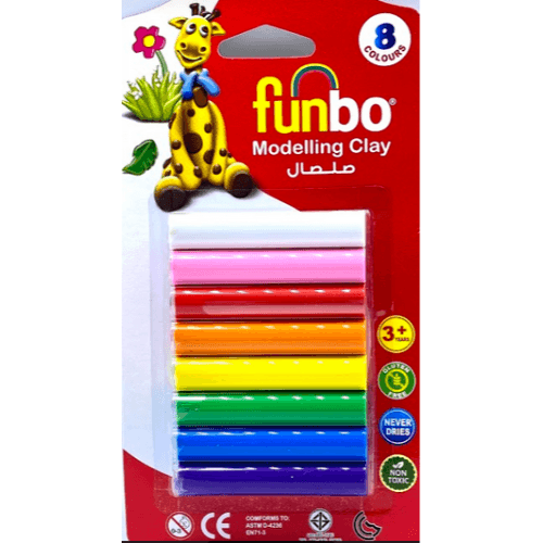 Modelling Clay 8 Colors From Funbo - 5116