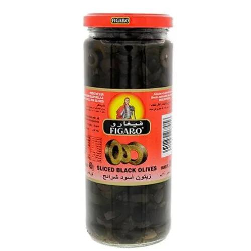 Figaro Sliced Black Olive 230g