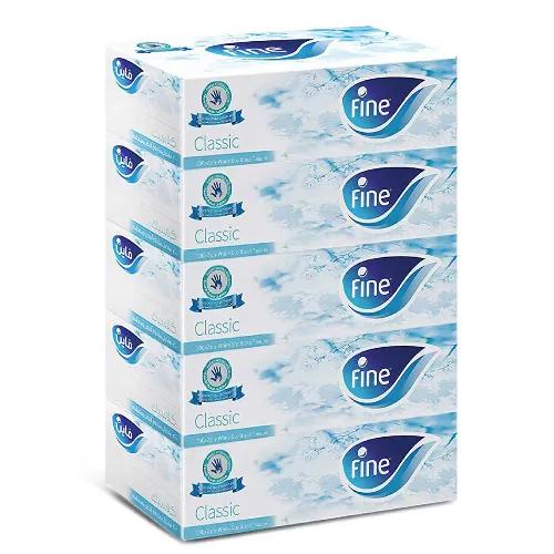 Fine Facial Tissue Classic 200 X 2ply-5 Boxes