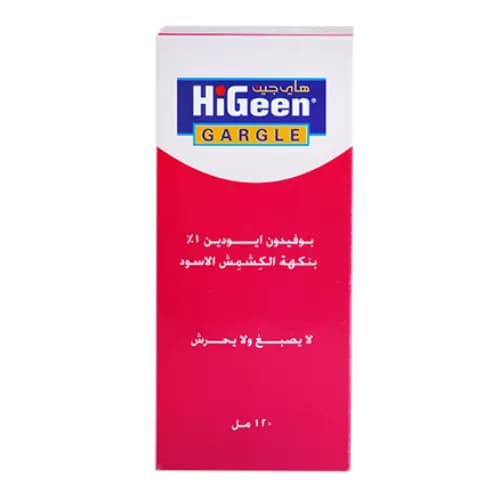 Higeen  Povidone Iodine Gargle 120 Ml