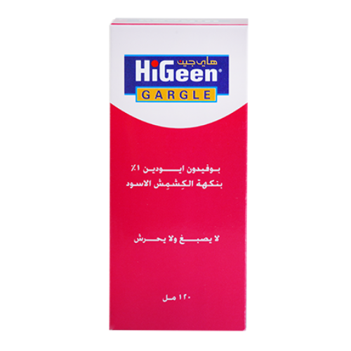 Higeen  Povidone Iodine Gargle 120 Ml