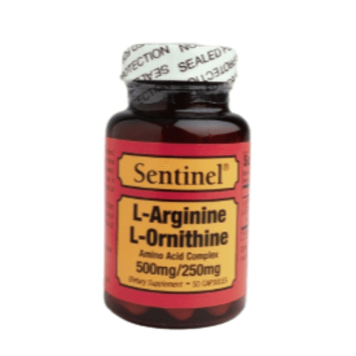 Sentinel L Arginine And L Ornithine Capsules 50'S