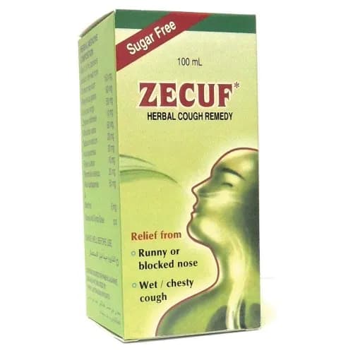 Zecuf Sugar Free Cough Syrup 100Ml