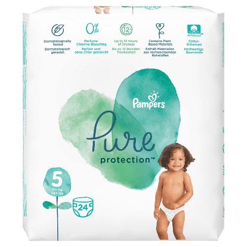 Pampers Pure S5- 24 Pieces