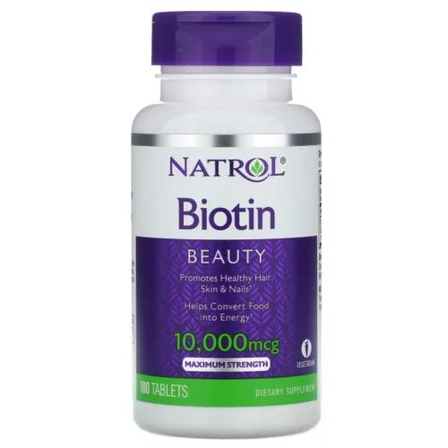 Natrol Biotin 10000 Mcg Tablets 100'S