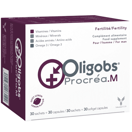 OLIGOBS PROCREA M 30 SACHETS + 30 SOFTGEL