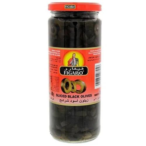 Figaro Sliced Black Olives 230G