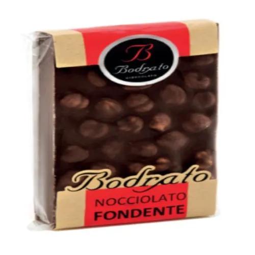 Bodrato Cioccolato Dark Chocolate With Hazelnuts 50G