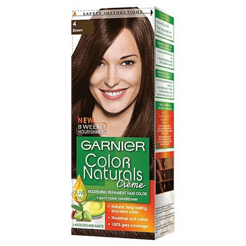 Garnier Color Naturals Permanent Hair Color Crème 4 Brown+ Post Color Conditioner