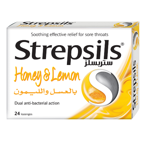 Strepsils Honey And Lemon 24 Pieces