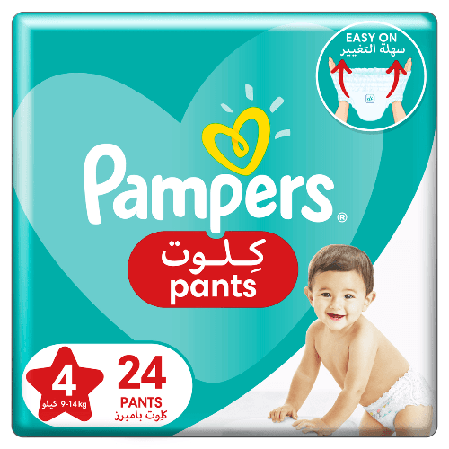 Pampers Ml Pants S 4- 24 Pieces Cp