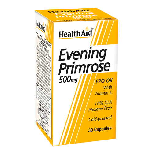 Health Aid Evening Primrose Oil 500 Mg With Vitamine E Caps 30'S