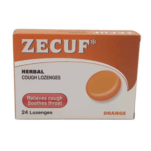 Zecuf Lozenges Herbal Orange 24 Pieces