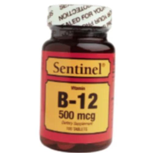 Sentinel Vitamin B 12 500Mcg  Tablets 100'S