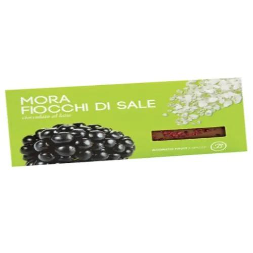 Bodrato Cioccolato Milke Bar With Blackberry And Salt Flakes 50G