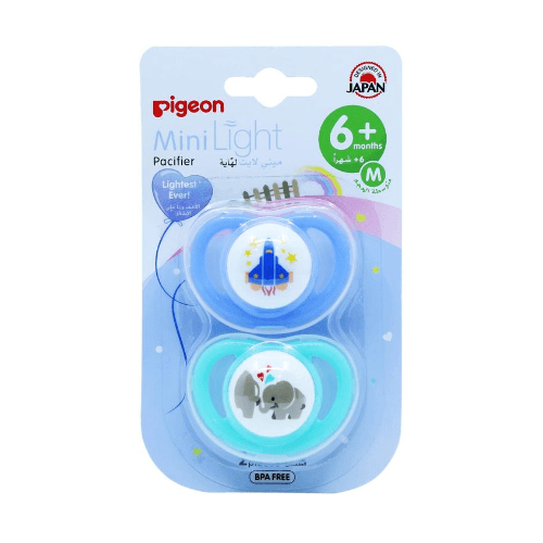 Pigeon Minilite Pacifier Size- M   2 Pieces 78260