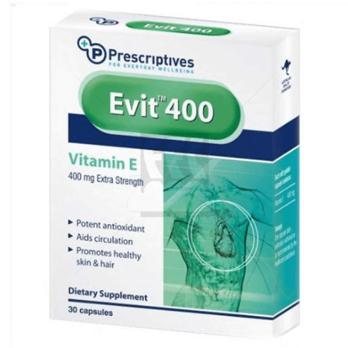 Evit 400 Mg Capsules 30'S